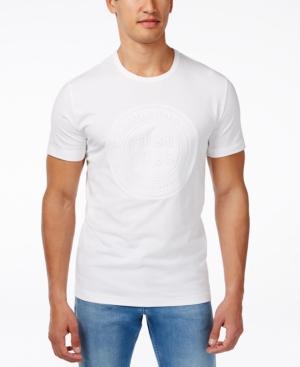 Hugo Boss Green Men's Crew-neck Embossed-logo T-shirt
