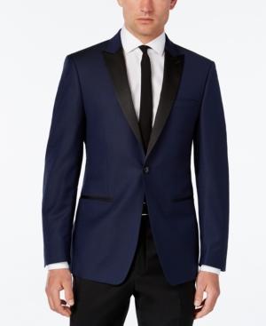 Calvin Klein Men's Slim-fit Blue Evening Jacket