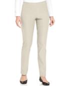 Charter Club Cambridge Tummy-control Pull On Slim-leg Pants