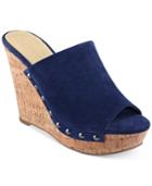 Marc Fisher Henrika Platform Wedge Slides Women's Shoes