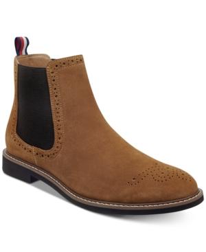 Tommy Hilfiger Men's Gainer Suede Chelsea Boots Men's Shoes