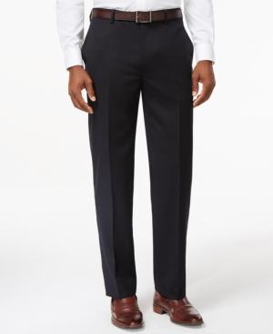Tommy Hilfiger Solid Navy Modern-fit Pants