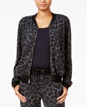Chelsea Sky Animal-print Bomber Jacket, Created For Macy's