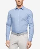 Calvin Klein Men's Infinite Cool Non-iron Checked Slim-fit Shirt