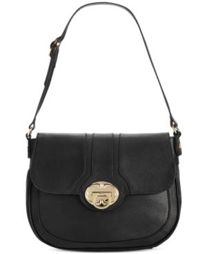 Emma Fox Harrow Large Leather Saddle Bag