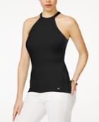Guess Lori Lattice-detail Top