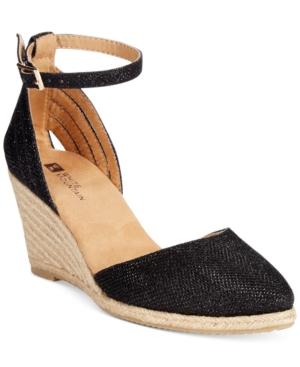 White Mountain Cisco Espadrille Wedges