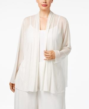 Msk Plus Size Mesh Sparkle Jacket