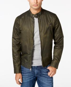 Guess Men's Brayden Quilted Moto Jacket