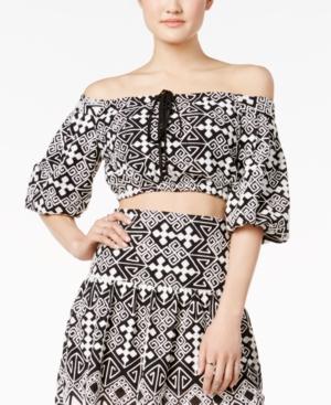 Mare Mare Jorah Off-the-shoulder Crop Top