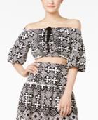 Mare Mare Jorah Off-the-shoulder Crop Top