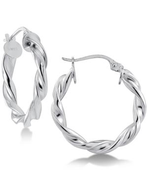 Giani Bernini Twist Hoop Earrings, Created For Macy's
