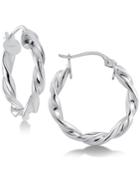 Giani Bernini Twist Hoop Earrings, Created For Macy's