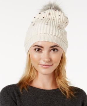 Betsey Johnson B Jeweled Beanie
