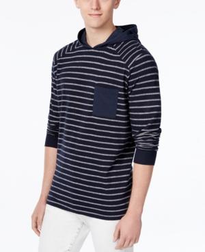 Wht Space Men's Striped Hoodie, Only At Macy's