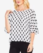 Vince Camuto Textured Dot Top