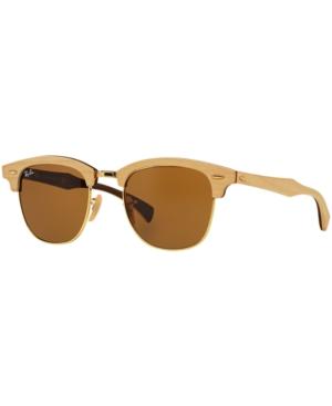 Ray-ban Sunglasses, Ray-ban Rb3016m 51 Wood Clubmaster