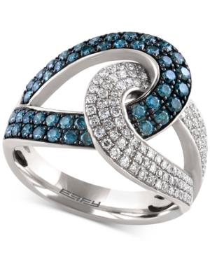 Effy Final Call Diamond Loop Ring (1 Ct. T.w.) In 14k White Gold