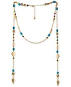Rachel Rachel Roy Gold-tone Beaded Wrap Necklace