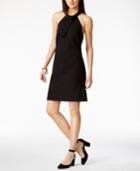 Tommy Hilfiger Bow-detail Halter Dress, Only At Macy's