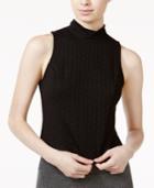 Kensie Quilted Zip-back Top
