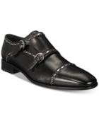 Roberto Cavalli Men's Cap Toe Double-buckle Monk Strap Loafers Men's Shoes