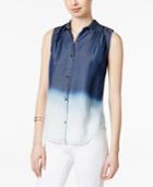 Calvin Klein Jeans Ombre Sleeveless Denim Shirt