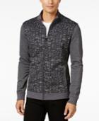 Alfani Men's Classic Fit Abstract-print Knit Jacket, Only At Macy's