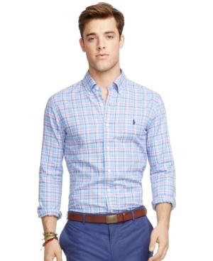 Polo Ralph Lauren Men's Plaid Oxford Shirt