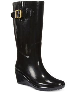 Giani Bernini Alley Wedge Rain Boots, Only At Macy's Women's Shoes