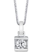 Diamond Bar 18 Pendant Necklace (1/2 Ct. T.w.)