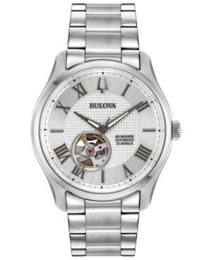 Bulova Men's Automatic Wilton Stainless Steel Bracelet Watch 42mm