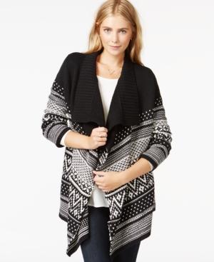 Maison Jules Fair Isle Flyaway Cardigan, Only At Macy's