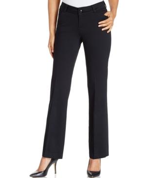 Lee Platinum Ellie Curvy-fit Mid-rise Trousers, Black