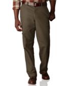 Dockers Comfort Khaki Cargo Big And Tall Classic Fit Flat Front Pants