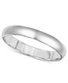 14k White Gold 3mm Comfort Fit Wedding Band