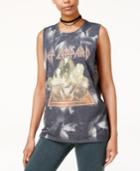 Hybrid Juniors' Def Leppard Studded Graphic Tank Top