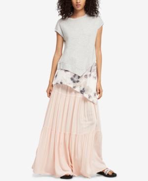 Dkny Asymmetrical Layered-look Top, Created For Macy's