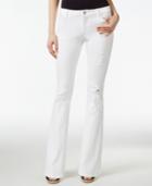 Nanette By Nanette Lepore Ripped Flare-leg Jeans, Only At Macy's