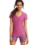 Under Armour Striped V-neck Tee