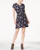 Maison Jules Printed Drawstring A-line Dress, Created For Macy's