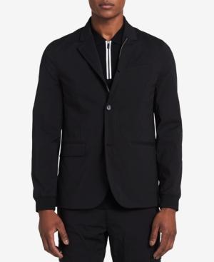 Calvin Klein Men's Full-zip Tech Blazer