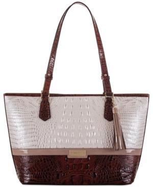Brahmin Medium Asher Toasted Macaroon Durance Tote