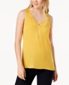 Bcx Juniors' Zip-front Tank Top
