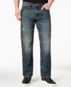 Sean John Hamilton Selvedge Dunlap Wash Relaxed Fit Jeans