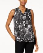 Tommy Hilfiger Printed V-neck Top