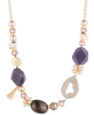 Lonna & Lilly Gold-tone Beaded Collar Necklace