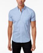 Construct Men's Slim-fit Stretch Mini-paisley Shirt, Only At Macy's