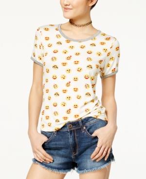 Ultra Flirt Juniors' Printed Ringer T-shirt