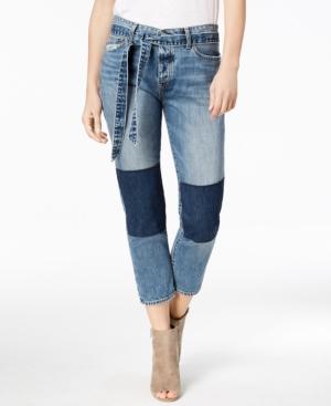 Lucky Brand Sienna Belted Boyfriend Jeans